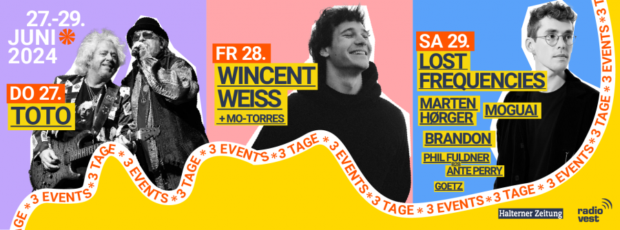 Sunset Beach Festvival 2024, TOTO, Wincent Weiss. Mo-Torres, Lost Frequencies
